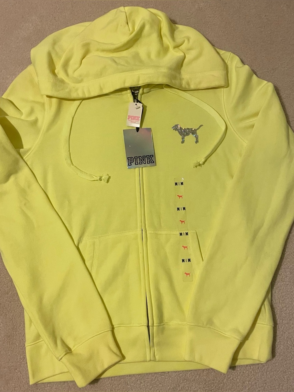 Y2K (2013) VS. PINK bling fashion exclusive hoodie-medium NWT(see description)